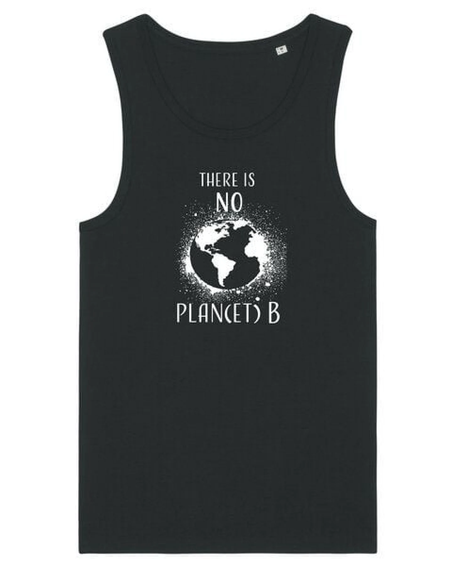 Human Family Herren Sommer Tanktop aus Bio Baumwolle "Wake - No Planet B" – Ansicht 2