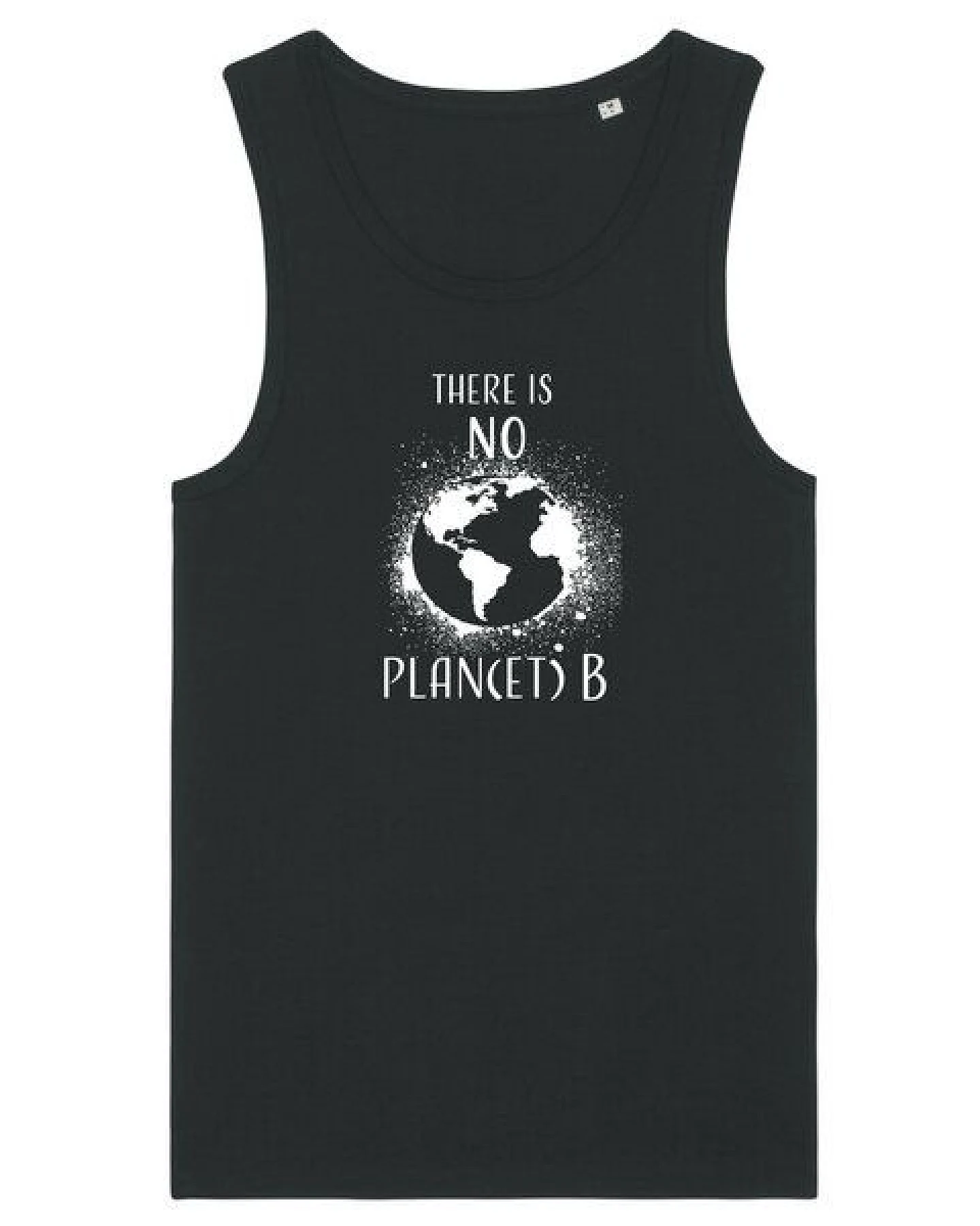 Human Family Herren Sommer Tanktop aus Bio Baumwolle "Wake - No Planet B" – Ansicht 2