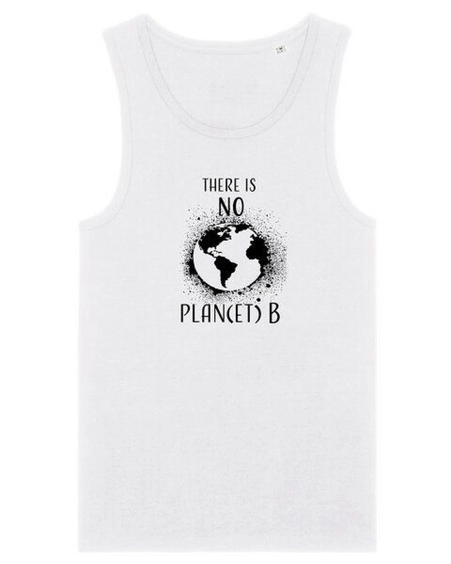 Human Family Herren Sommer Tanktop aus Bio Baumwolle "Wake - No Planet B" – Ansicht 2