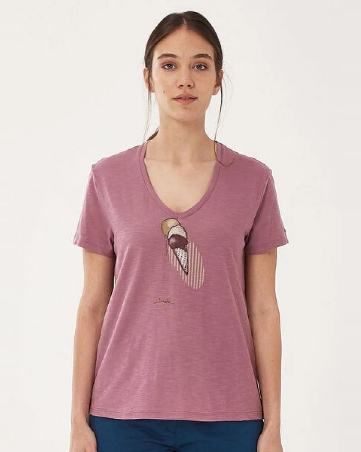 ORGANICATION T-Shirt aus Bio-Baumwolle mit Eis-Print
