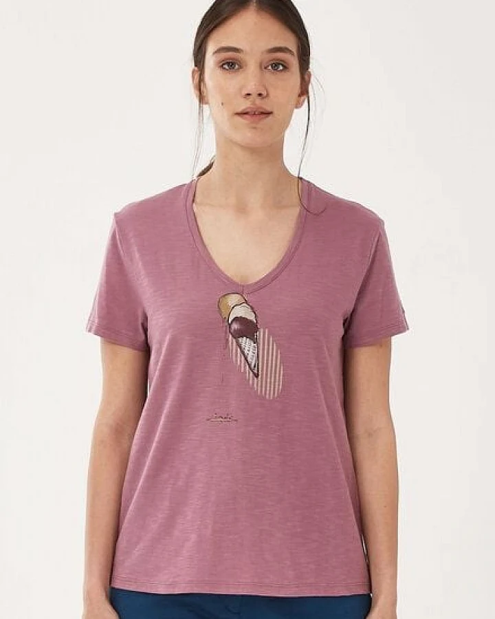 ORGANICATION T-Shirt aus Bio-Baumwolle mit Eis-Print