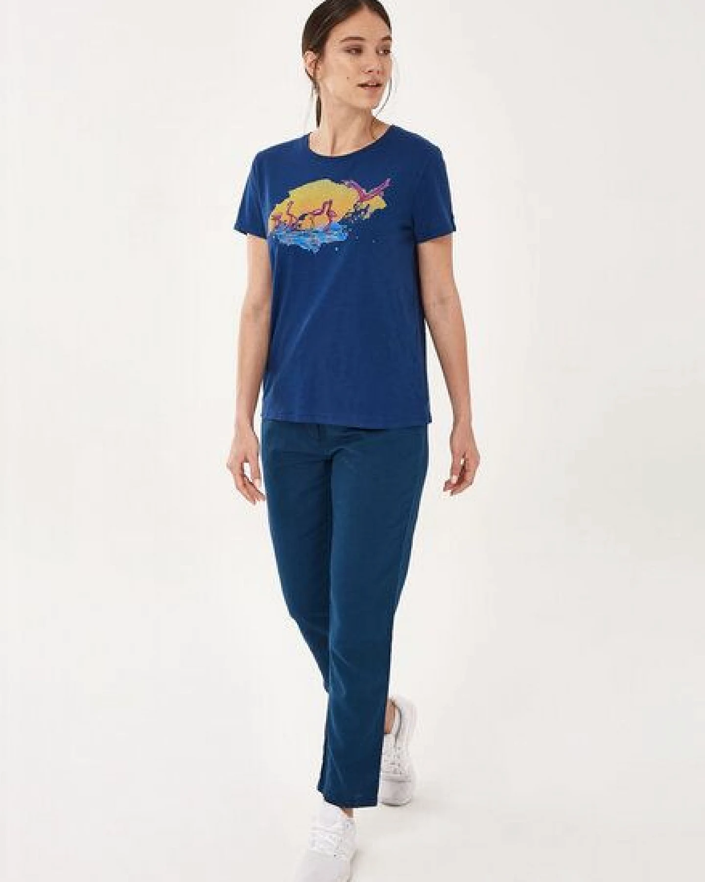 ORGANICATION T-Shirt aus Bio-Baumwolle mit Print – Ansicht 2