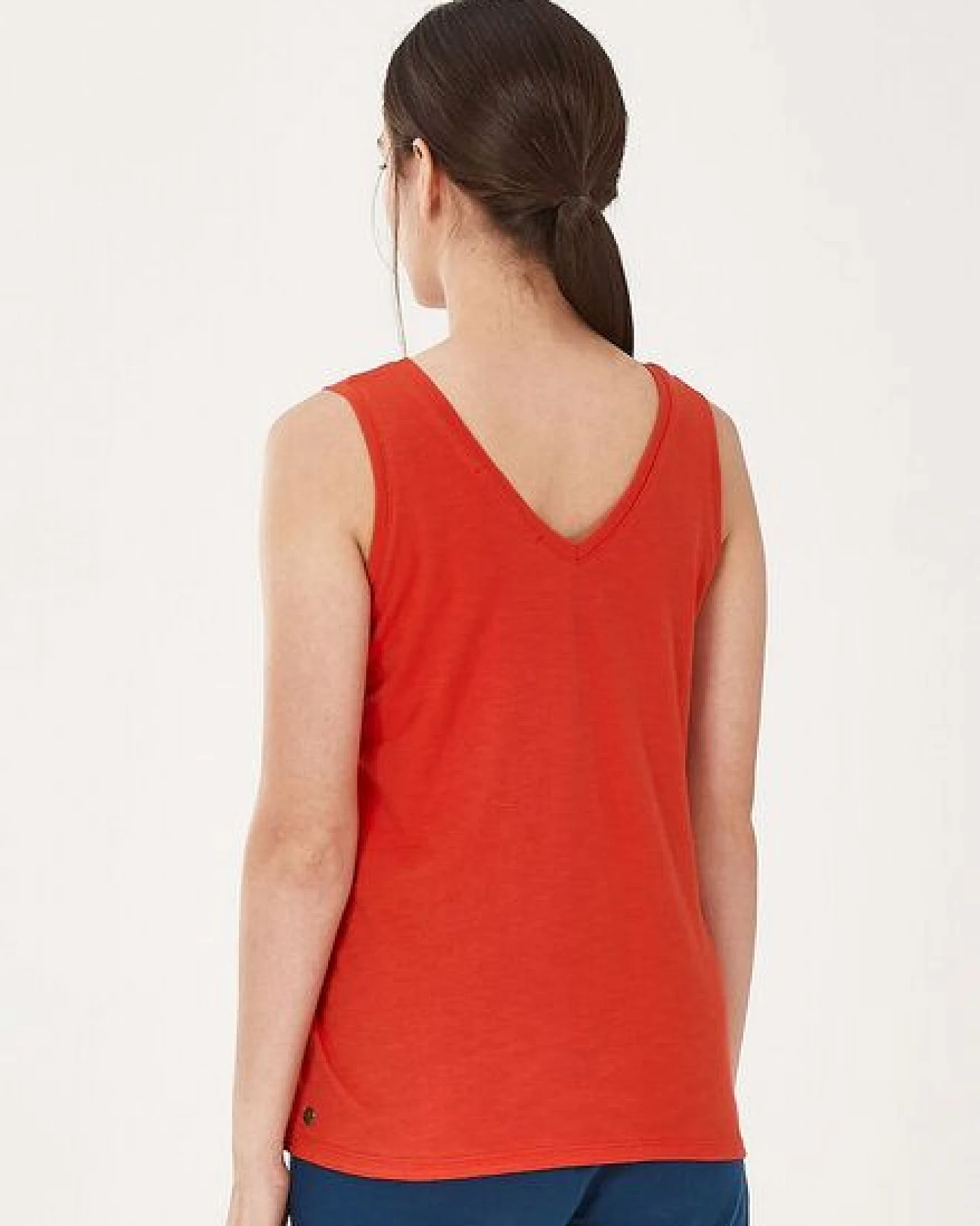 ORGANICATION Tank-Top aus Bio-Baumwolle mit Stickerei – Ansicht 4