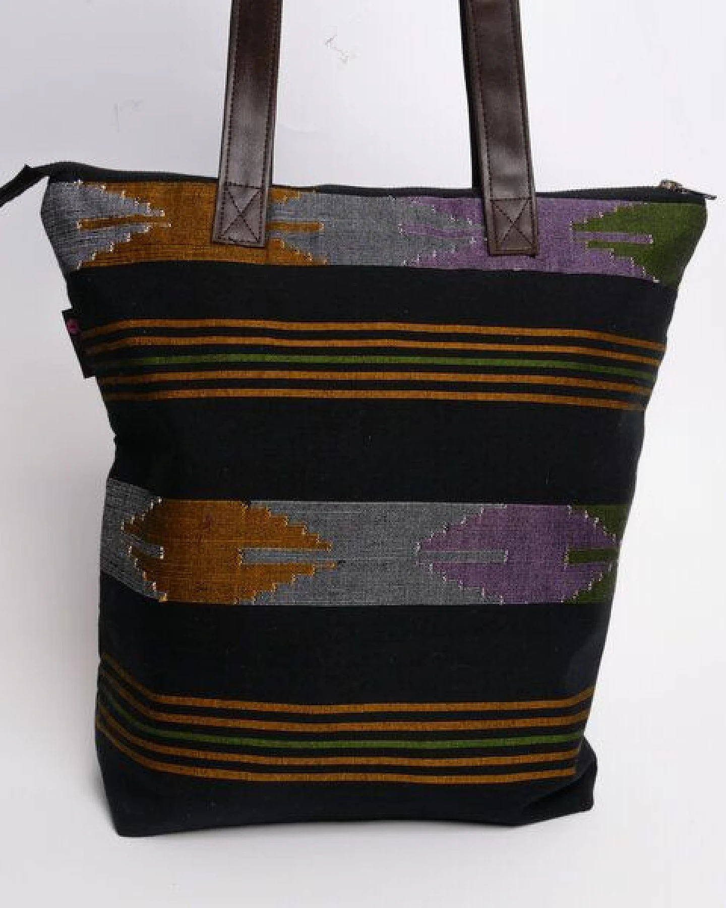 HH Shopper/Tasche aus Dhaka-Stoffen (Tote Bag) von Himal Hemp – Ansicht 2