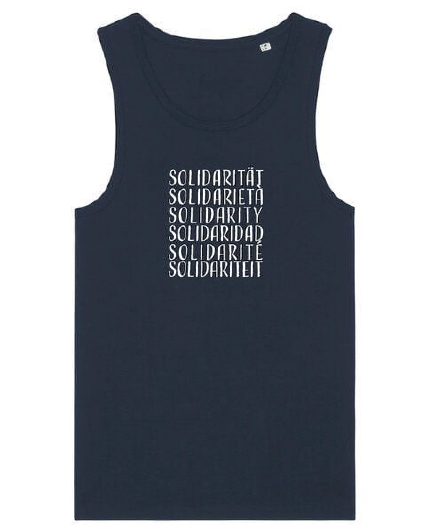 Human Family Herren Statement Tanktop aus Bio Baumwolle "Wake - Solidarity" – Ansicht 3