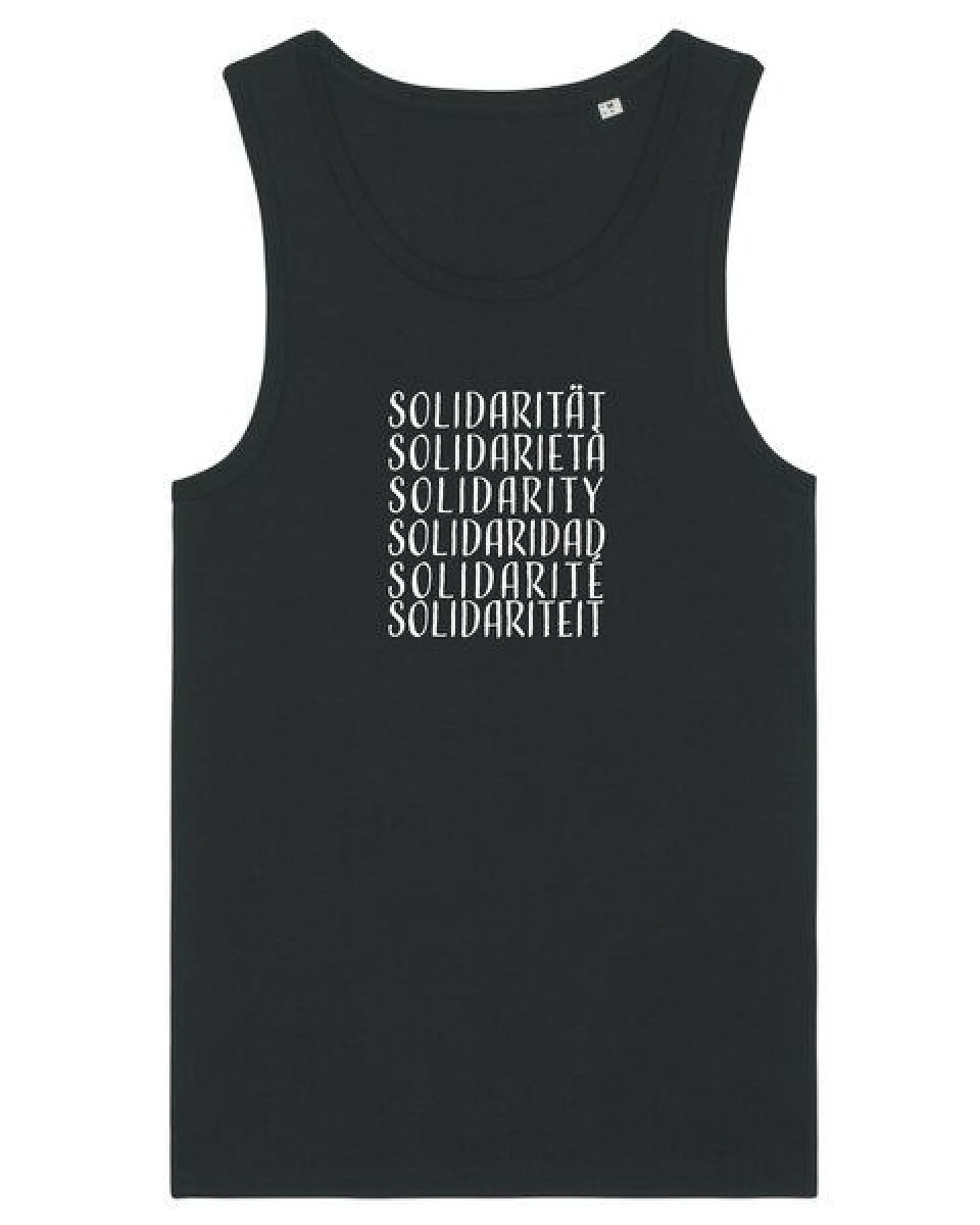 Human Family Herren Statement Tanktop aus Bio Baumwolle "Wake - Solidarity" – Ansicht 3