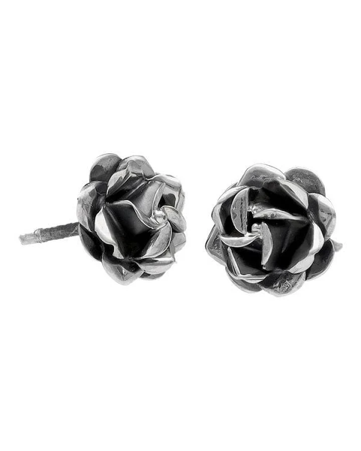 pakilia Silber Ohrstecker Mini Rose Fair-Trade und handmade
