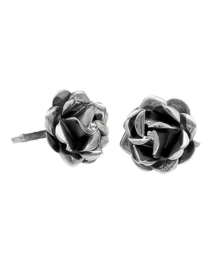 pakilia Silber Ohrstecker Mini Rose Fair-Trade und handmade