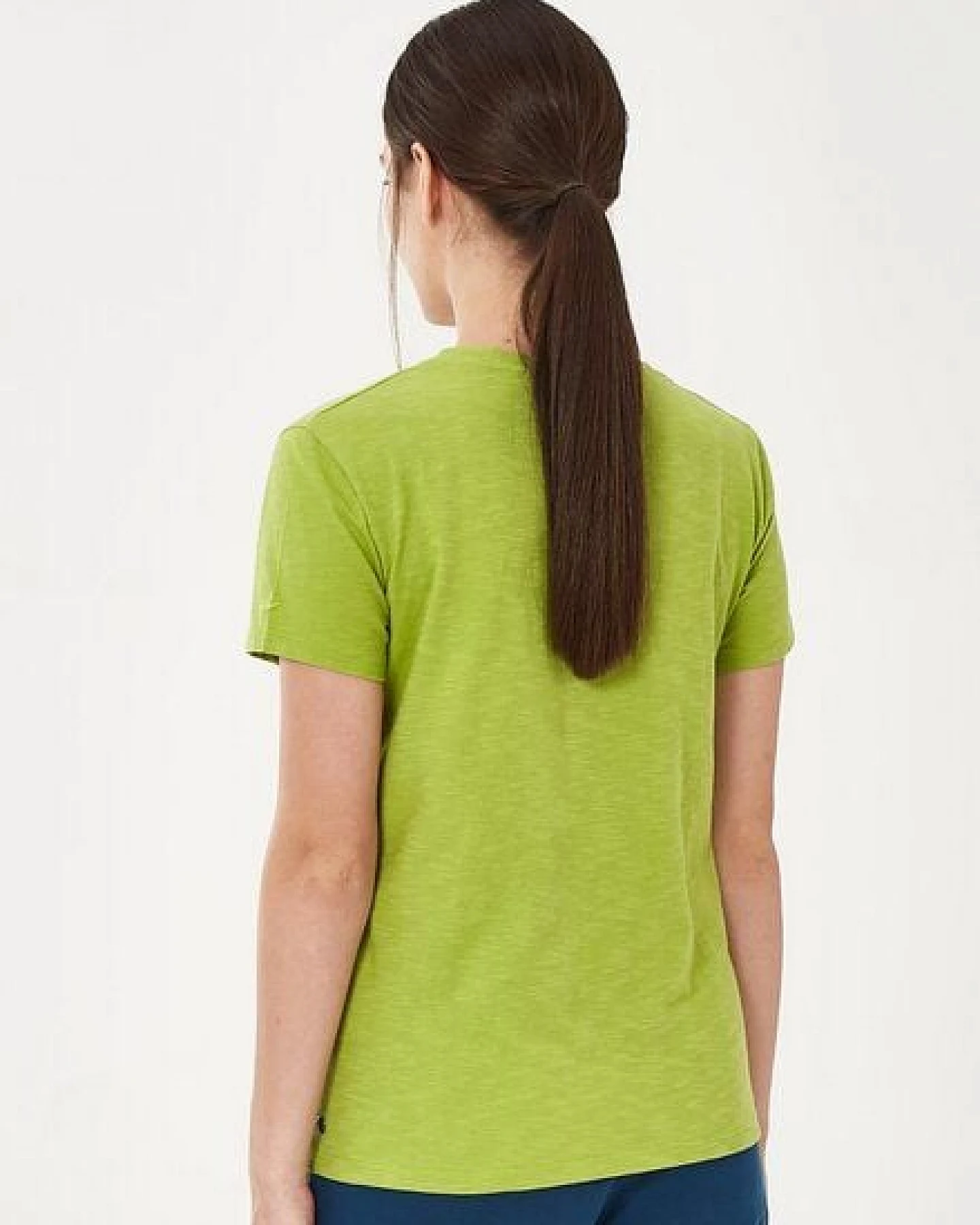ORGANICATION Basic T-Shirt aus Bio-Baumwolle mit V-Ausschnitt – Ansicht 4