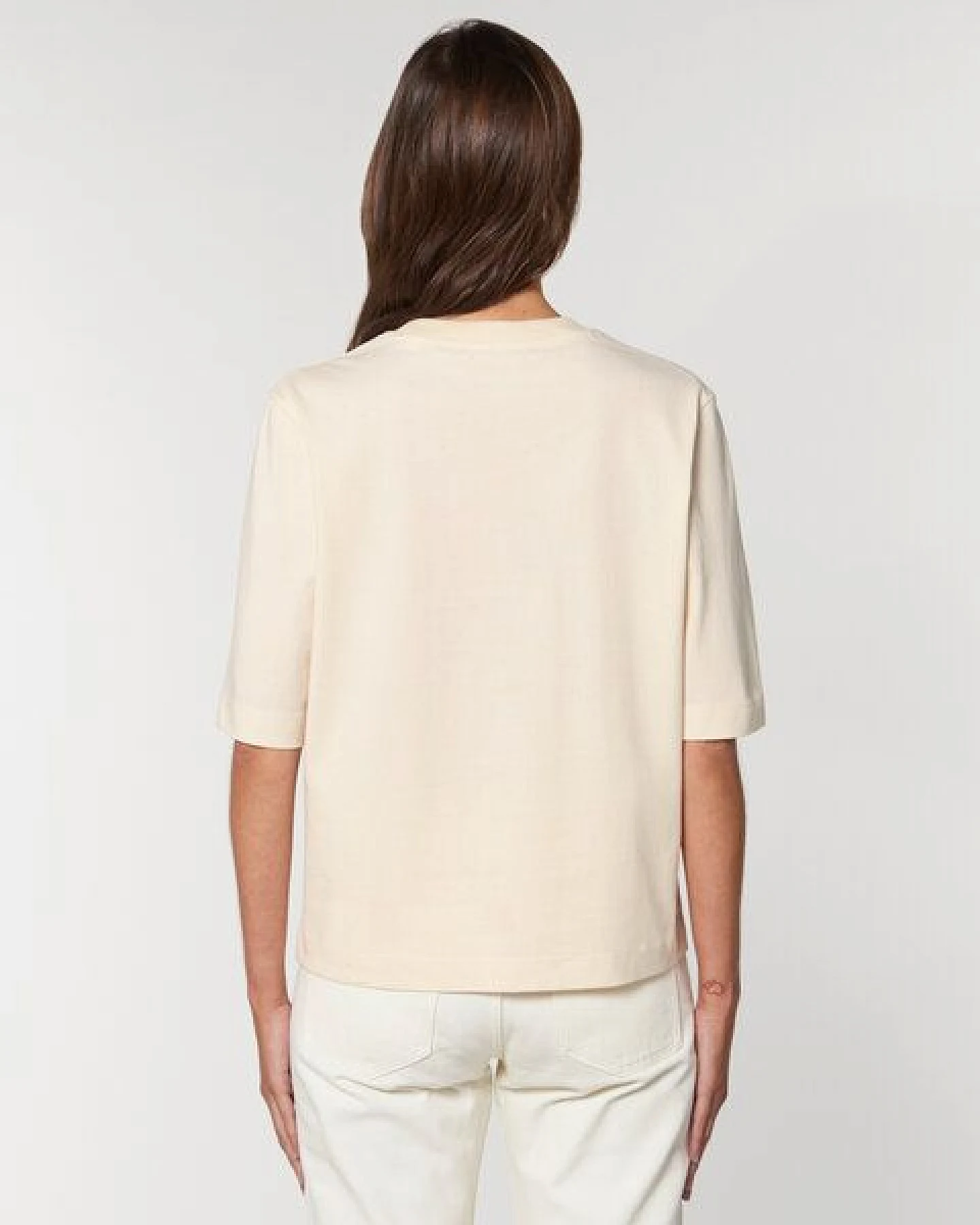 Human Family Kastenförmiges Bio Damen T-Shirt "Mood - You´re Not Alone" in 3 Farben – Ansicht 2