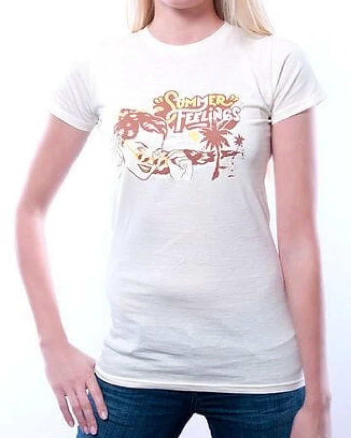 108 Degrees Summer Feelings T-Shirt ecru