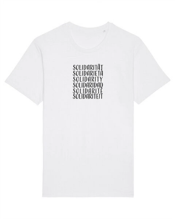 Human Family Bio Unisex Rundhals T-Shirt "Swing - Solidarity" in 5 Farben