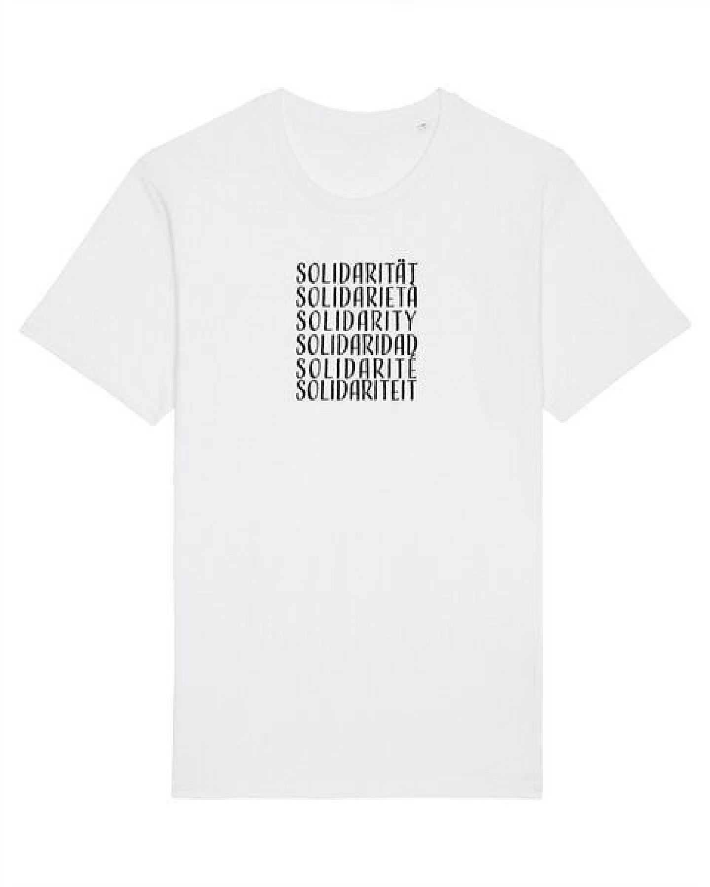 Human Family Bio Unisex Rundhals T-Shirt "Swing - Solidarity" in 5 Farben aus Bio-Baumwolle – Ansicht 4