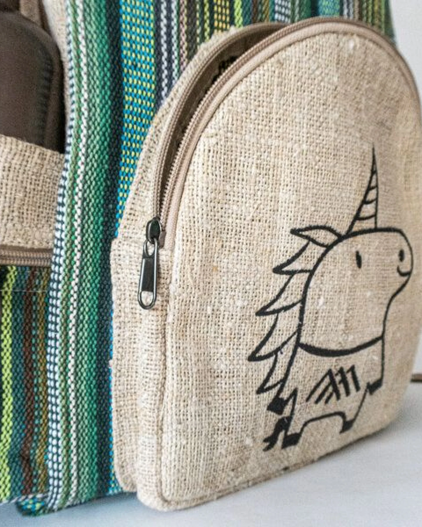 HH Rucksack UNICORN aus Hanf von Himal Hemp (Backpack Medium) – Ansicht 3