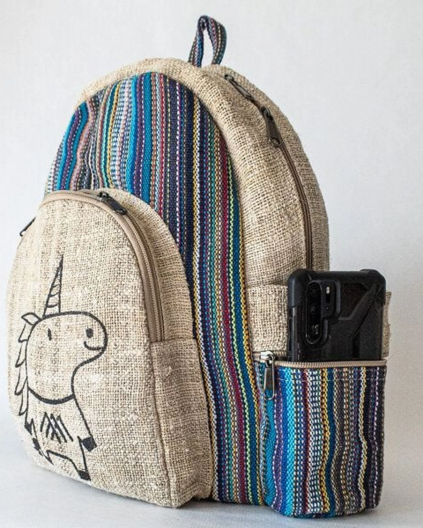 HH Rucksack UNICORN aus Hanf von Himal Hemp (Backpack Medium) – Ansicht 3