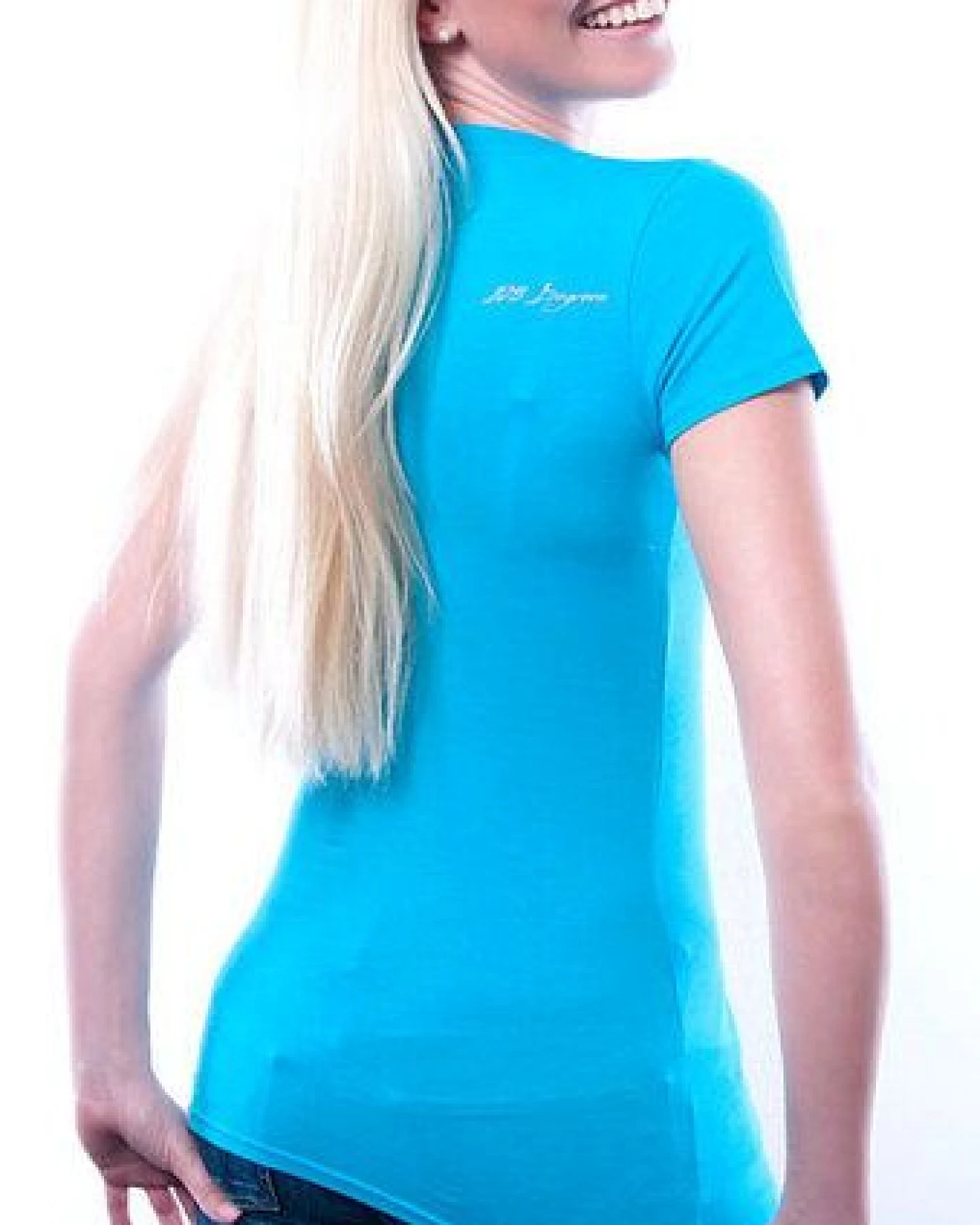 108 Degrees Indische Inspiration T-Shirt türkis – Ansicht 2