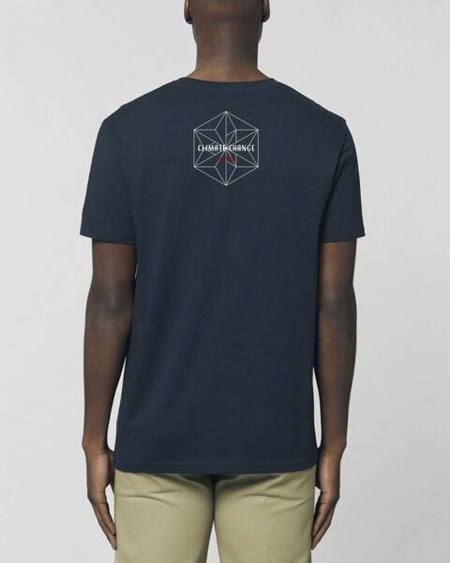 Human Family Bio Unisex Rundhals T-Shirt "Swing - Climate Change is real" in 2 Farben – Ansicht 4