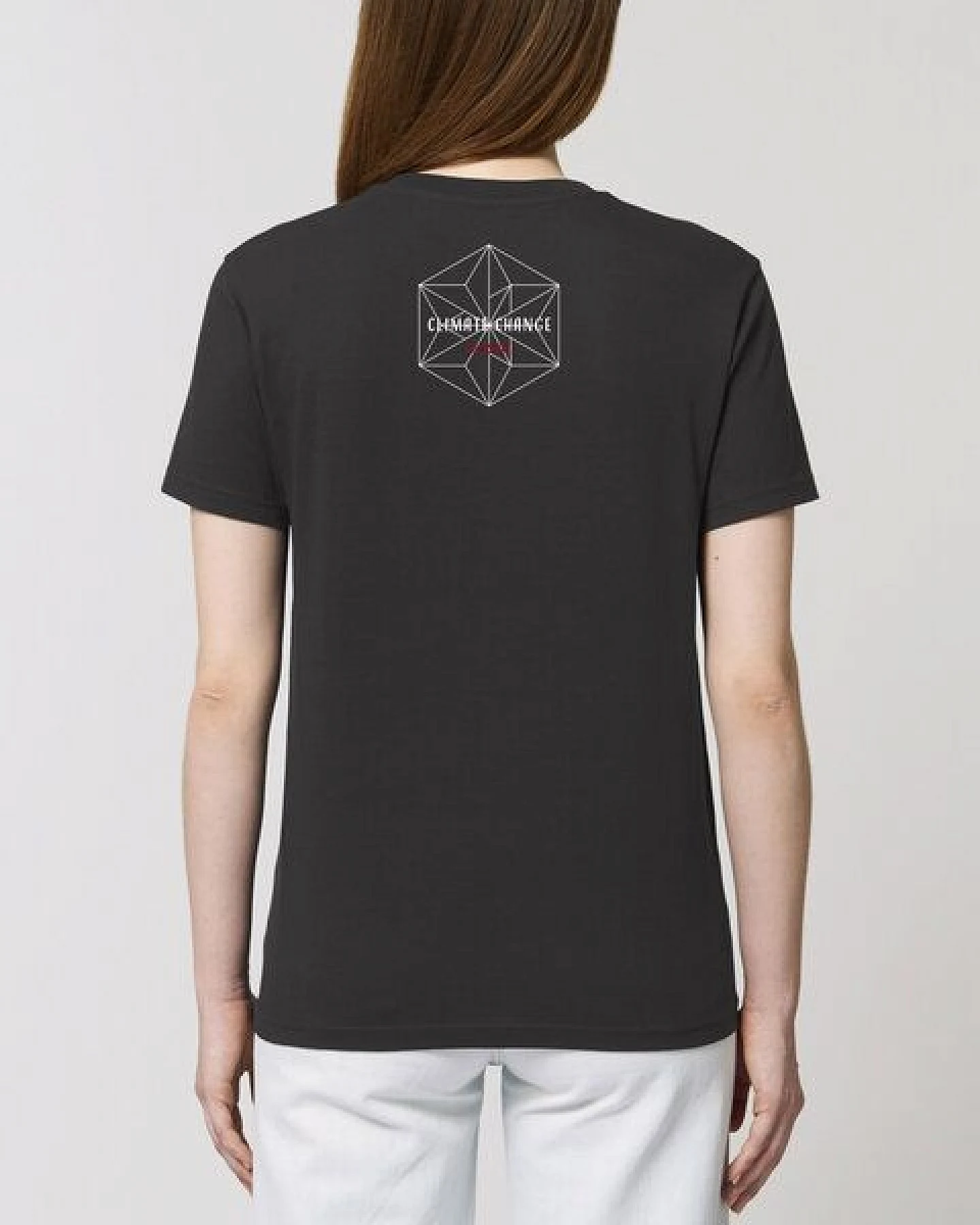Human Family Bio Unisex Rundhals T-Shirt "Swing - Climate Change is real" in 2 Farben – Ansicht 2