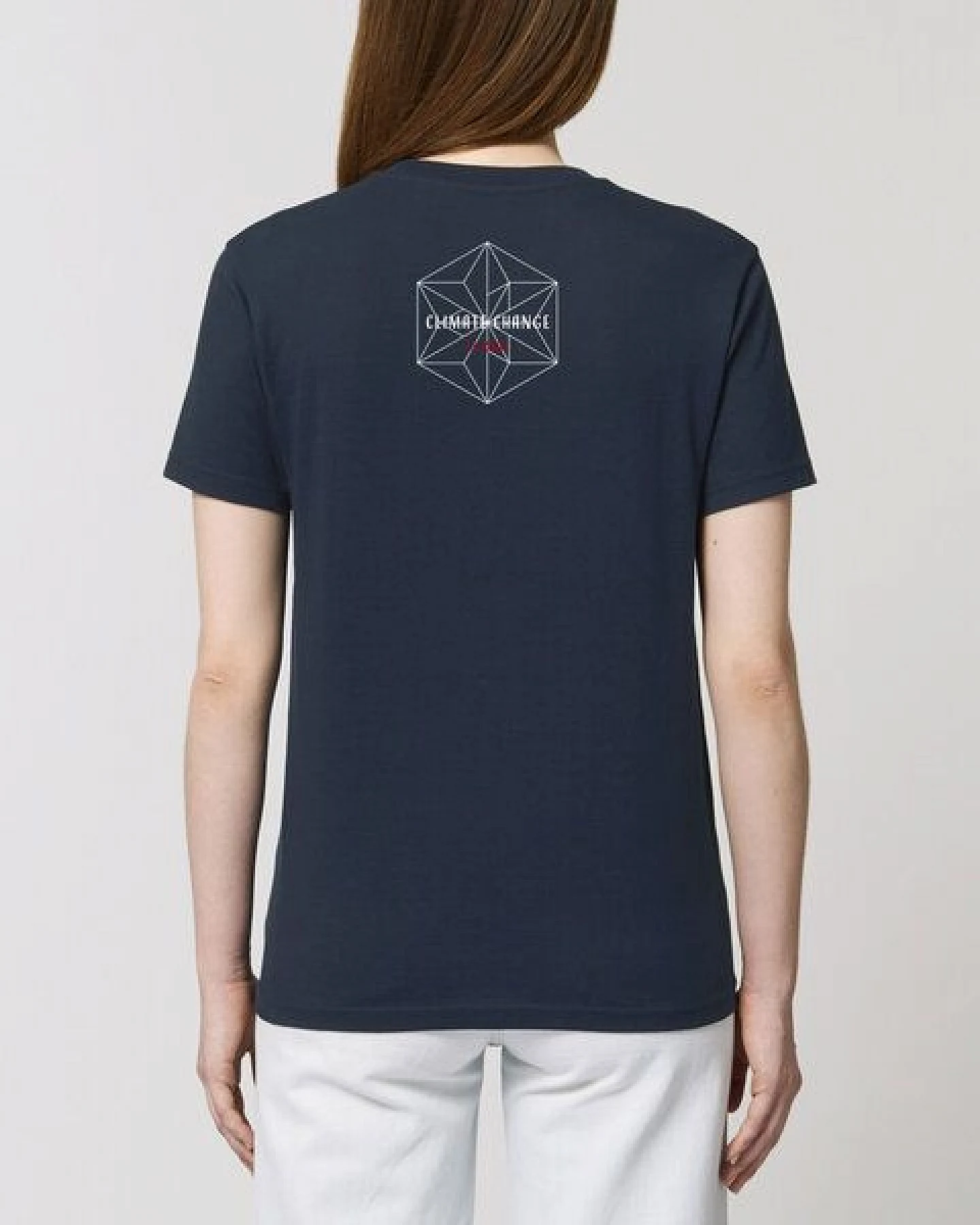 Human Family Bio Unisex Rundhals T-Shirt "Swing - Climate Change is real" in 2 Farben – Ansicht 3