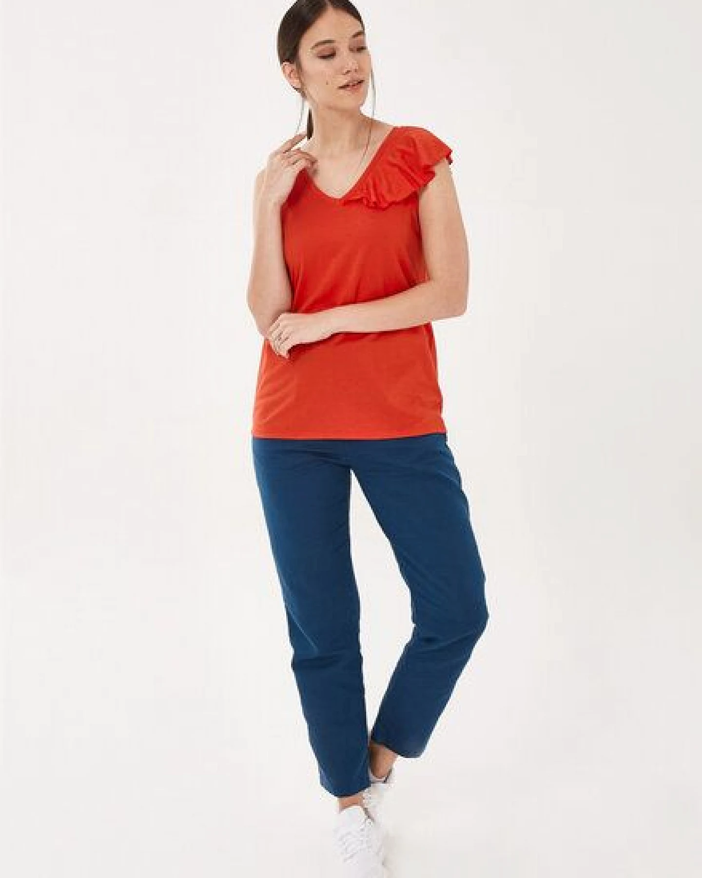 ORGANICATION Top aus Tencel-Bio-Baumwolle Mix – Ansicht 2