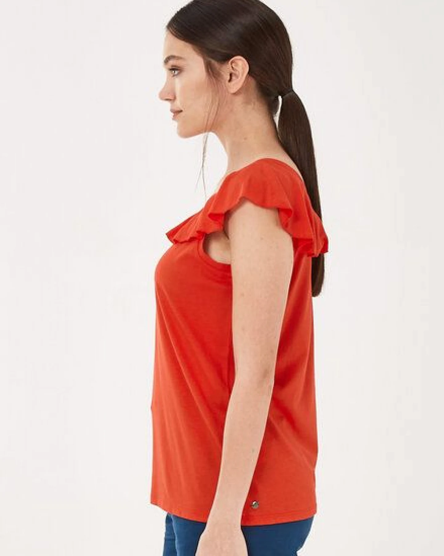 ORGANICATION Top aus Tencel-Bio-Baumwolle Mix – Ansicht 3