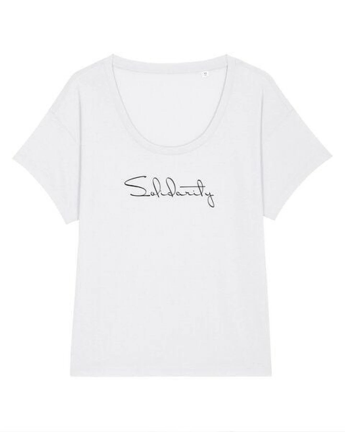 Human Family Oversize Damen Rundhals T-Shirt - Spread "Solidarity" – Ansicht 4
