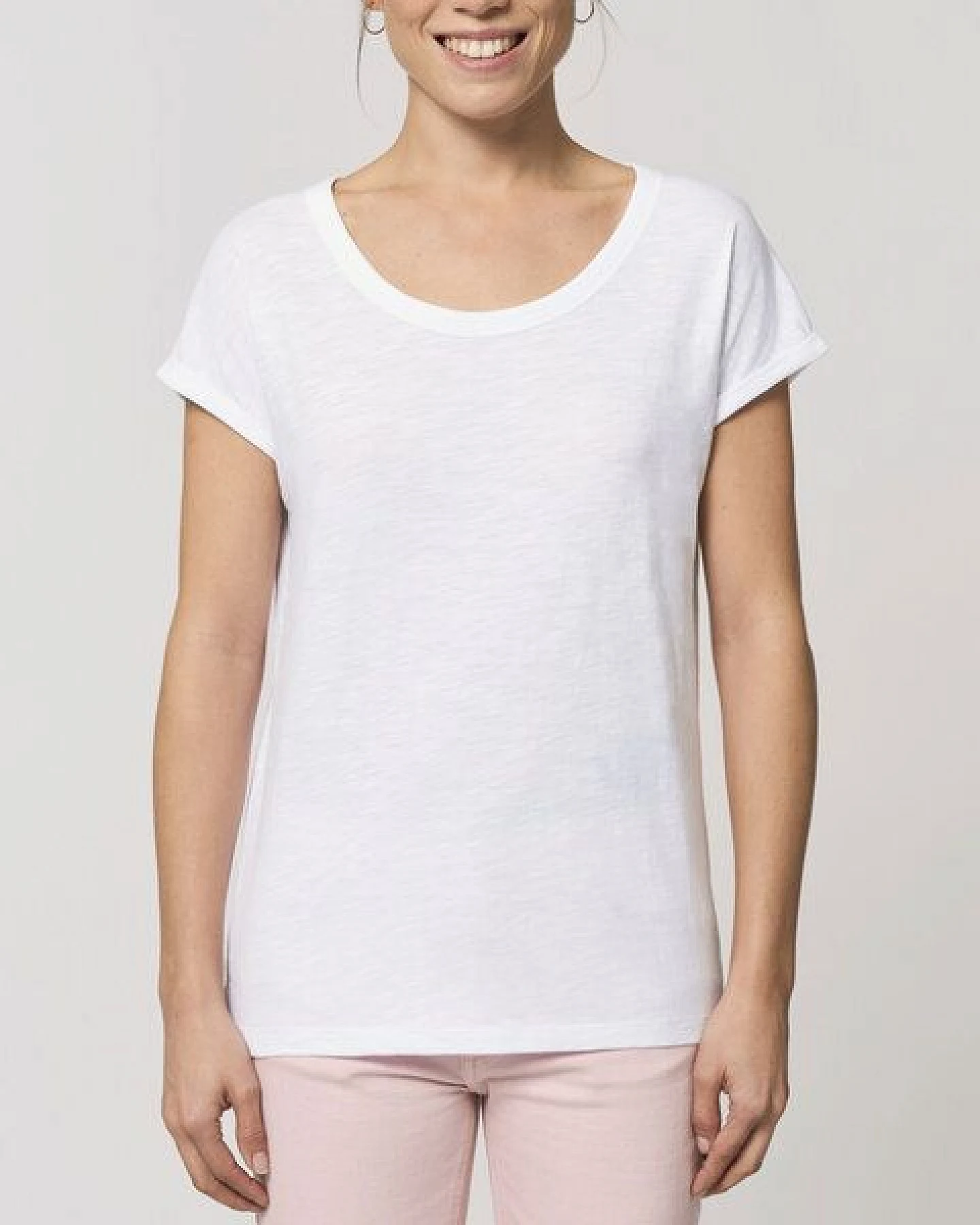 Human Family Damen Flammengarn Rundhals T-Shirt - Flame "You are Not Alone" – Ansicht 2