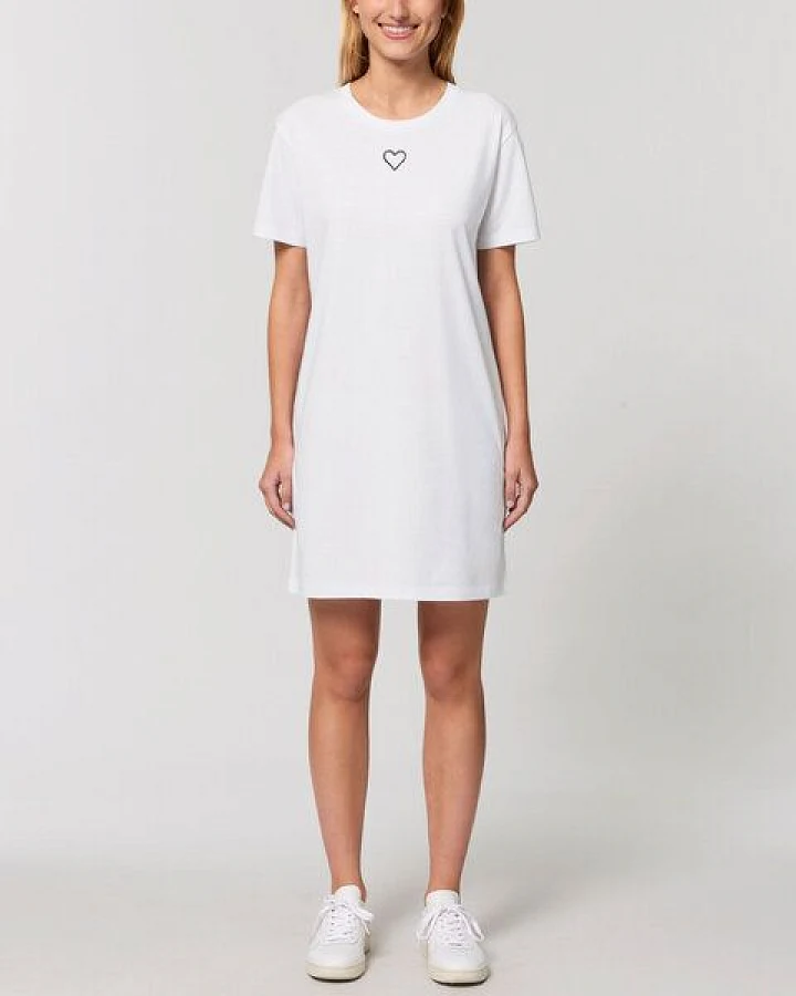Human Family Kurzärmeliges Bio Damen T-Shirt-Kleid "Streetlove"