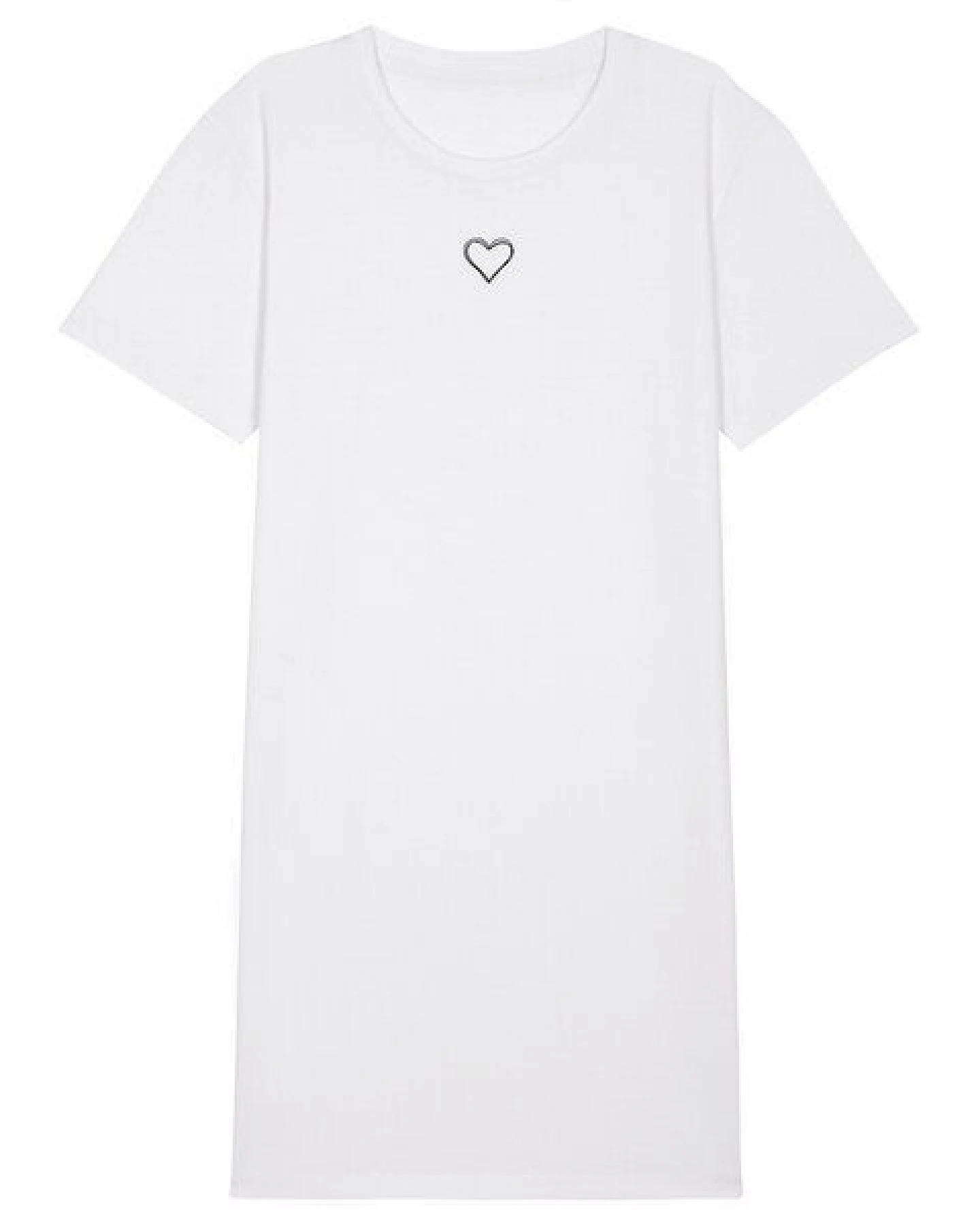 Human Family Kurzärmeliges Bio Damen T-Shirt-Kleid "Streetlove" – Ansicht 2