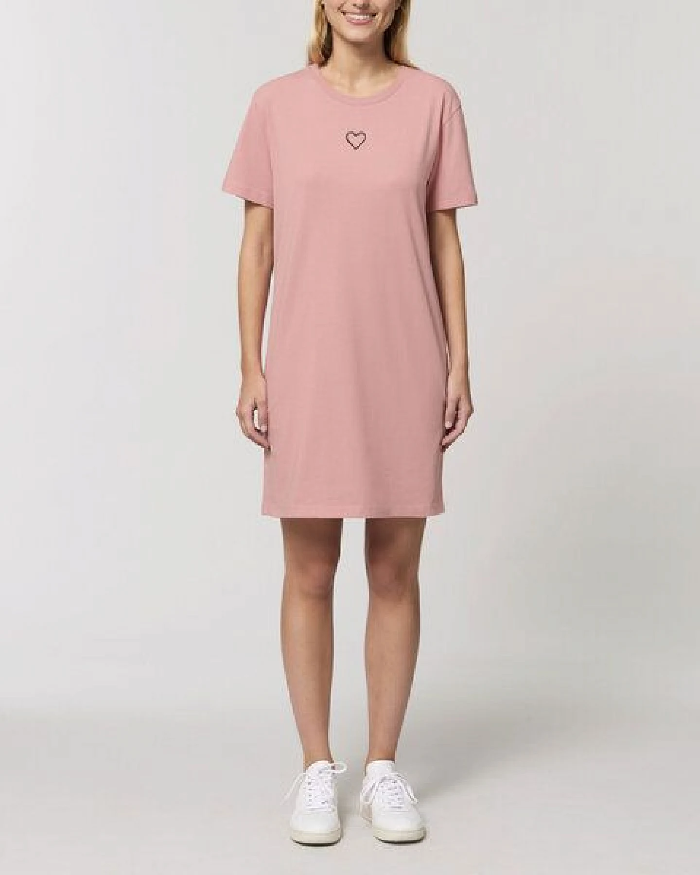 Human Family Kurzärmeliges Bio Damen T-Shirt-Kleid "Streetlove" – Ansicht 2