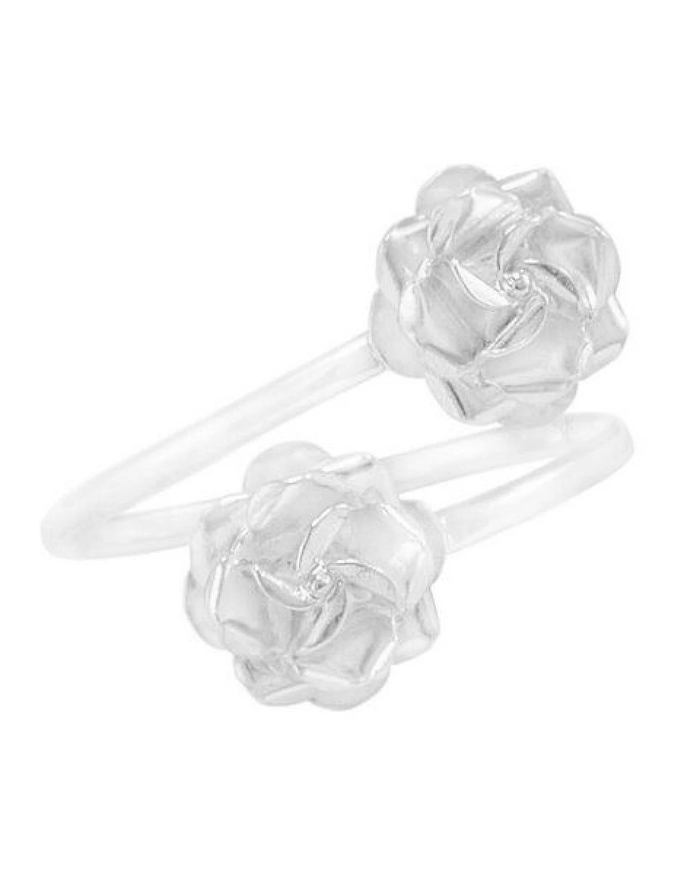 pakilia Silber Ring Mini Rosenblüte – fair gehandelt & handgefertigt in Mexiko – Ansicht 2