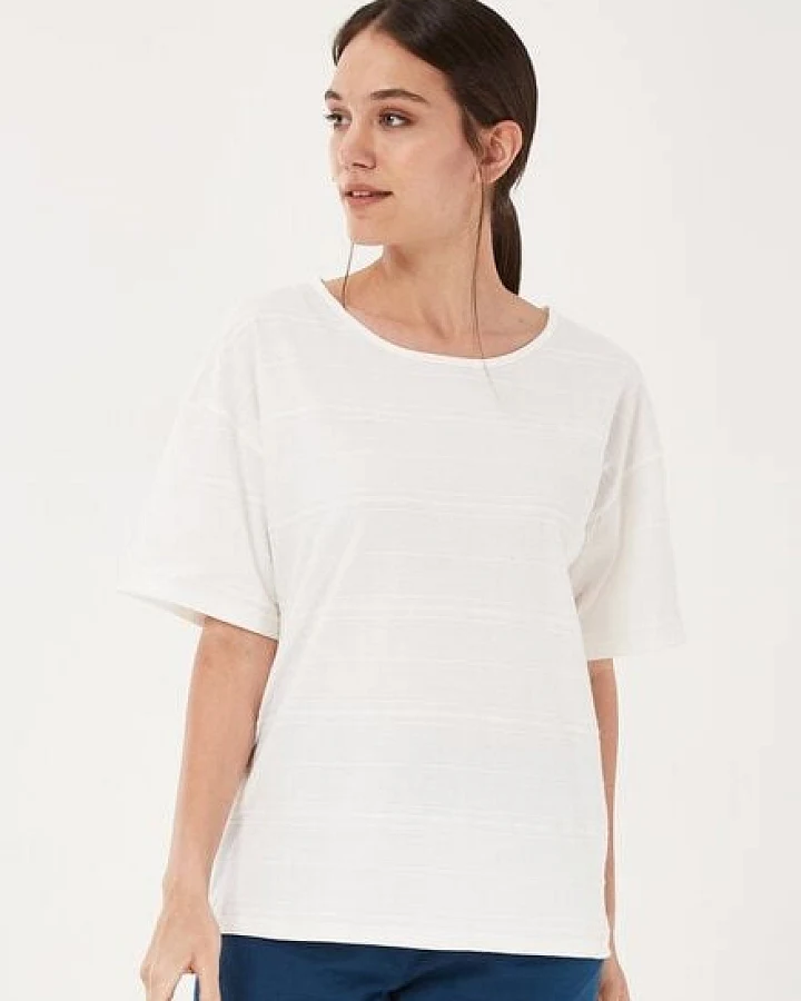 ORGANICATION T-Shirt aus Bio-Baumwolle mit halblangen Ärmeln