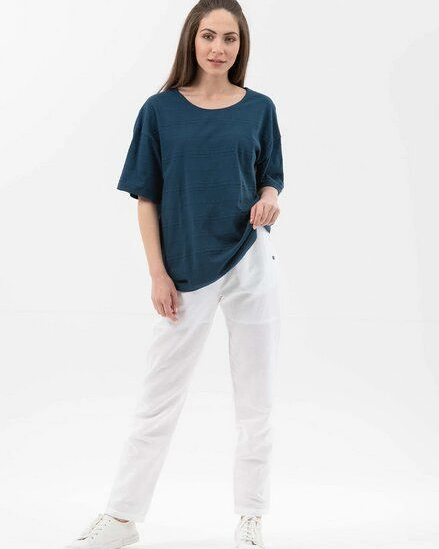 ORGANICATION T-Shirt aus Bio-Baumwolle mit halblangen Ärmeln – Ansicht 2