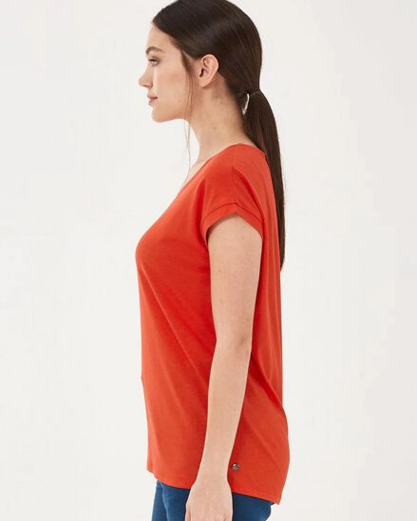 ORGANICATION T-Shirt aus Tencel- Bio-Baumwolle-Mix – Ansicht 3