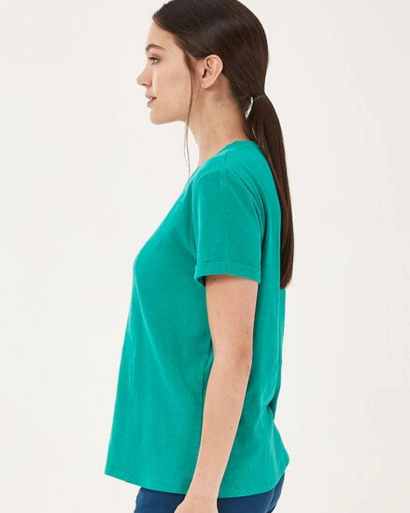 ORGANICATION T-Shirt aus Bio-Baumwolle und Leinen – Ansicht 3
