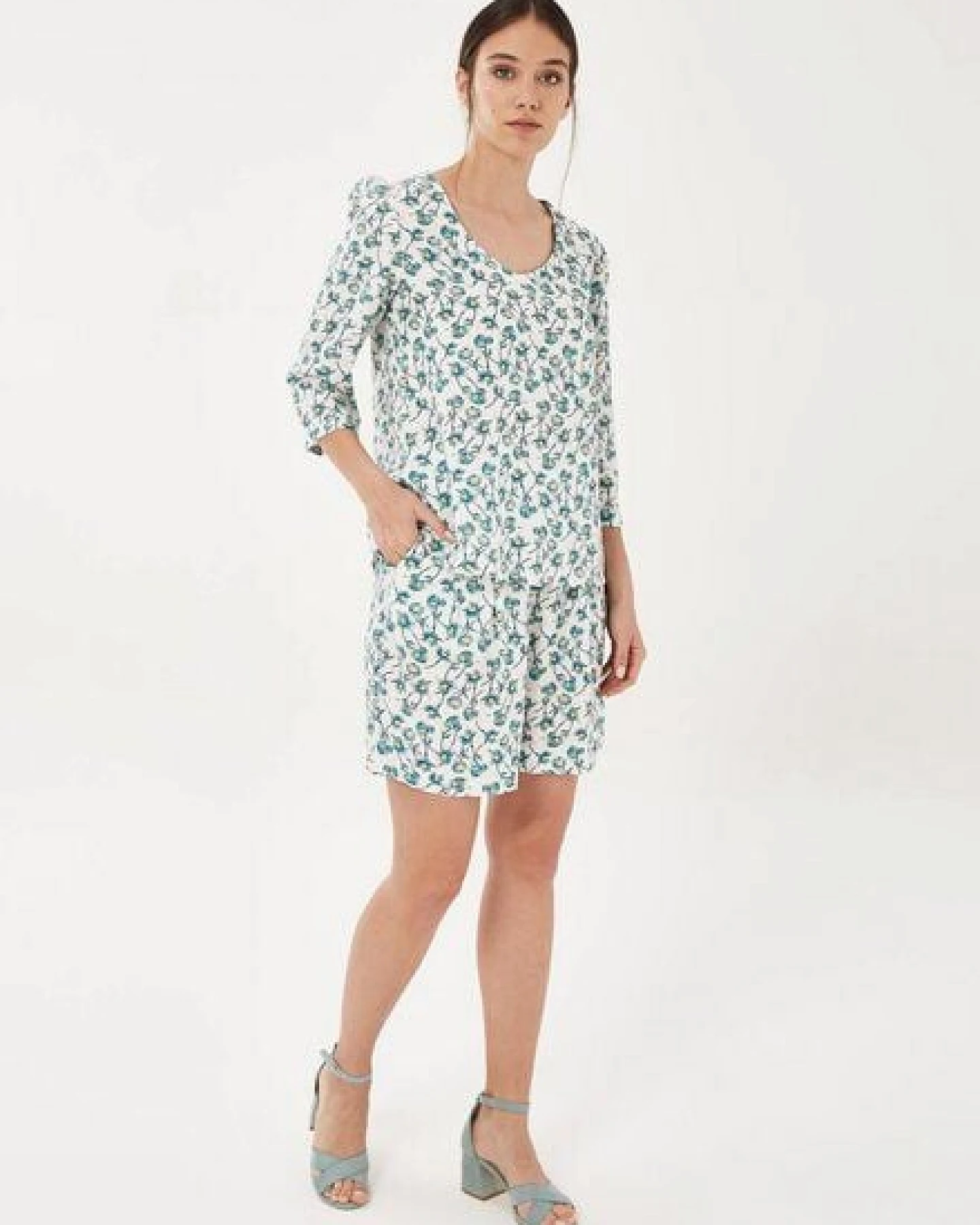 ORGANICATION Bluse aus TENCEL Lyocell mit Allover-Print – Ansicht 2