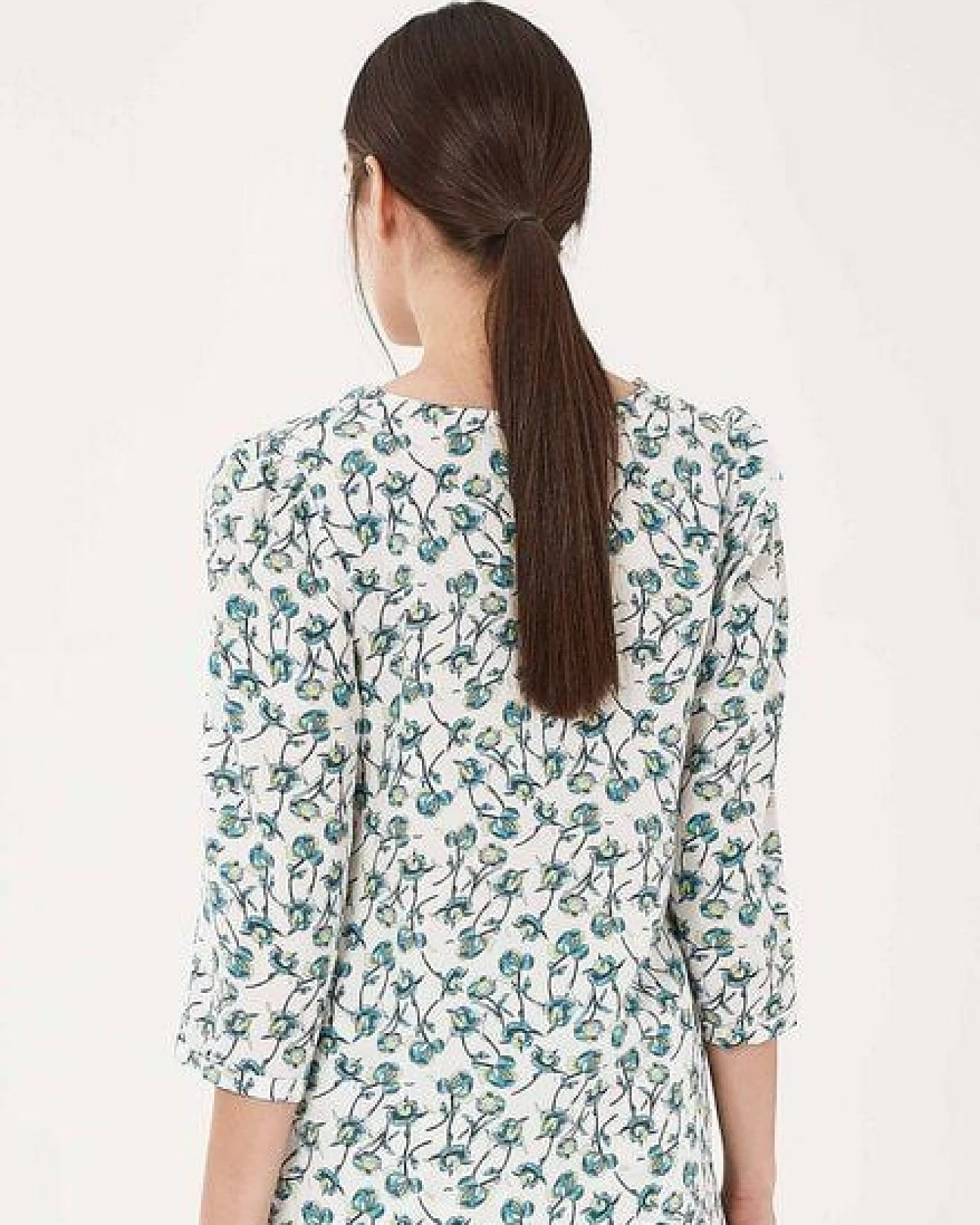 ORGANICATION Bluse aus TENCEL Lyocell mit Allover-Print – Ansicht 4
