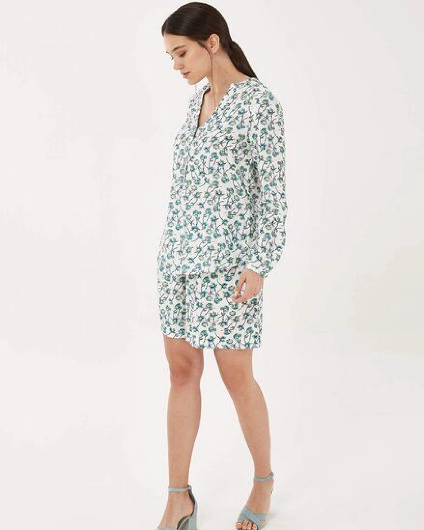 ORGANICATION Bluse aus TENCEL Lyocell mit Allover-Print – Ansicht 2