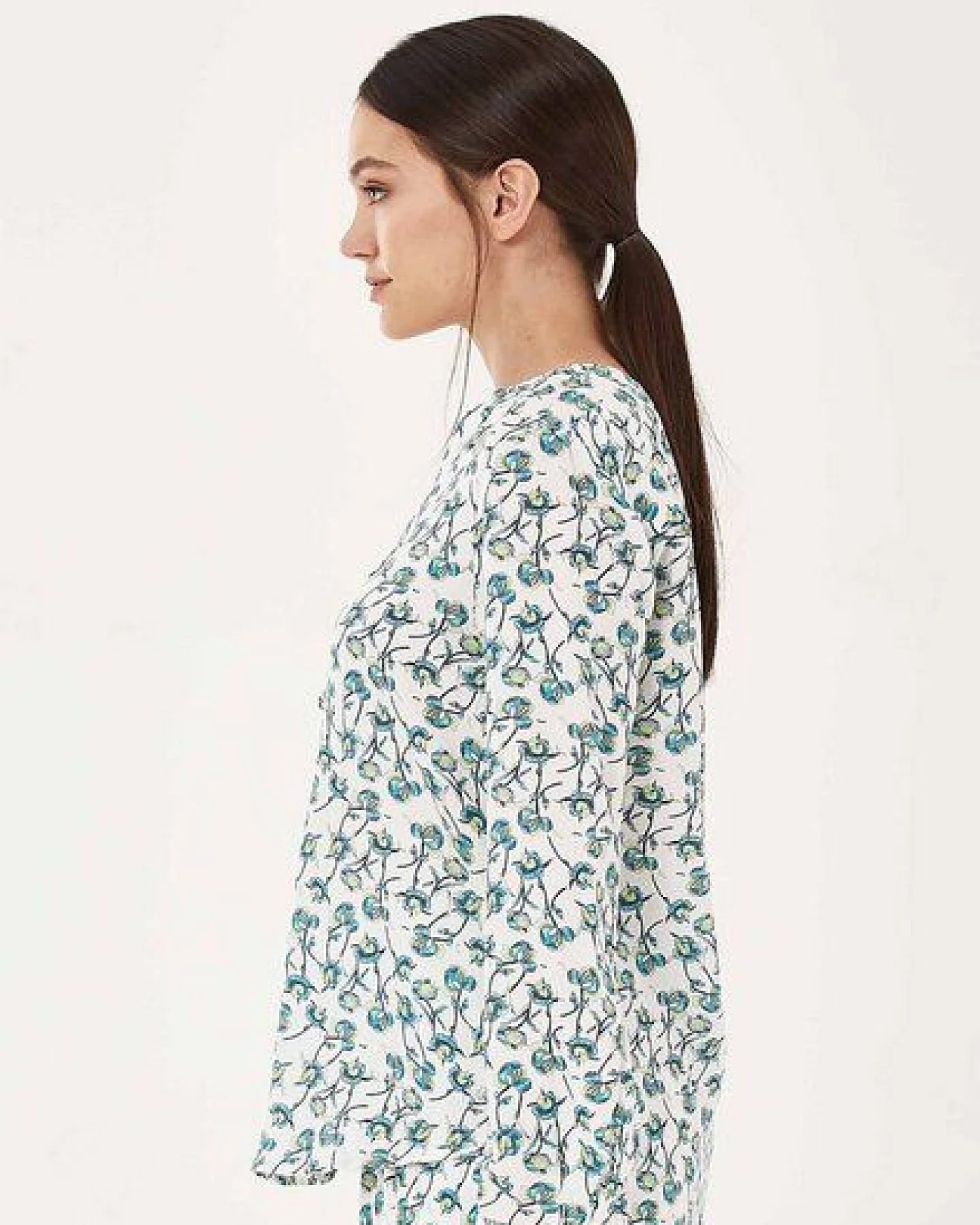ORGANICATION Bluse aus TENCEL Lyocell mit Allover-Print – Ansicht 3