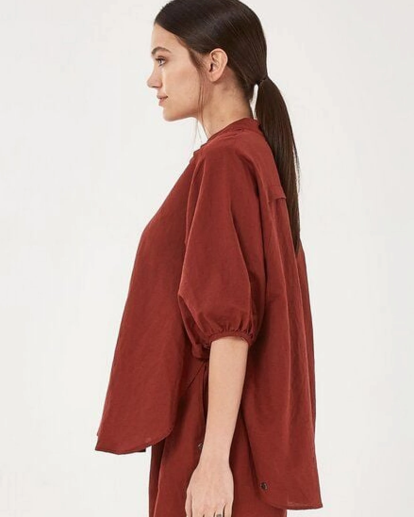 ORGANICATION Bluse aus Leinen mit Bio-Baumwolle – Ansicht 3