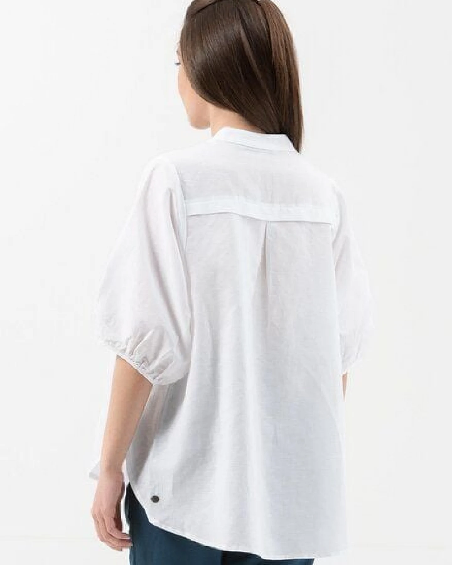 ORGANICATION Bluse aus Leinen mit Bio-Baumwolle – Ansicht 4