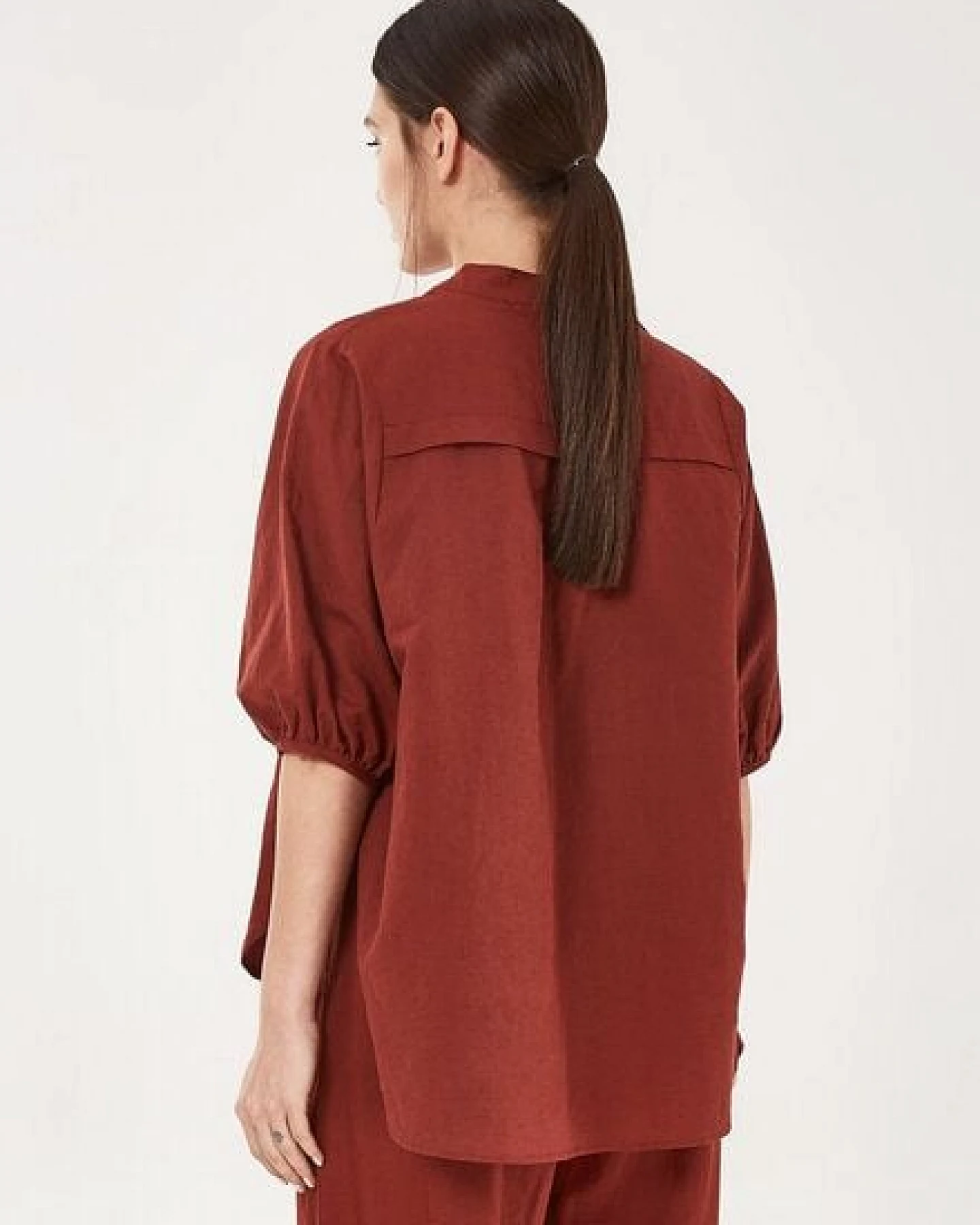 ORGANICATION Bluse aus Leinen mit Bio-Baumwolle – Ansicht 4