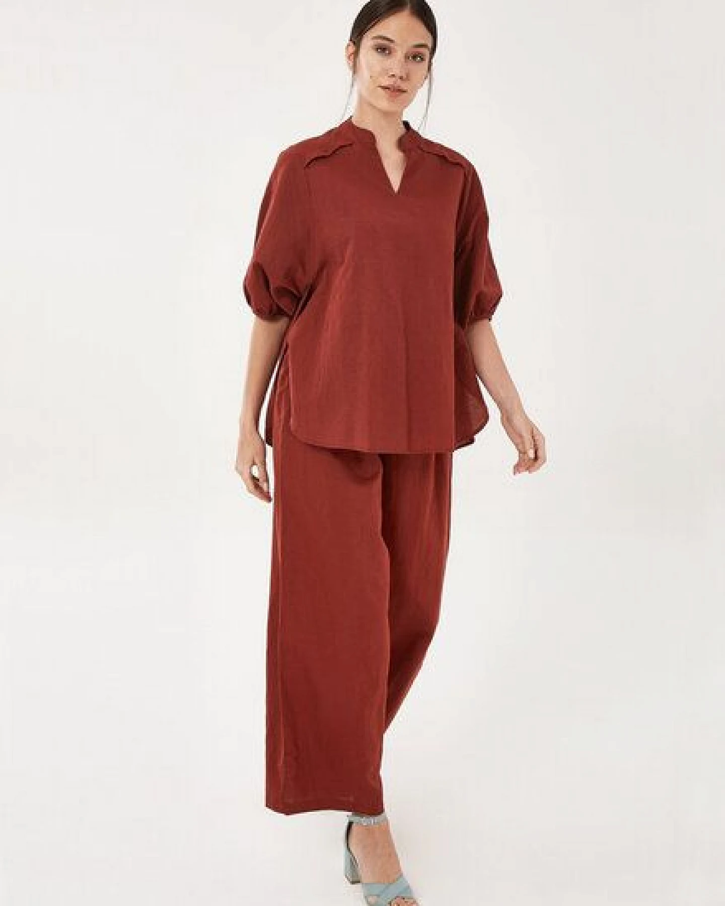 ORGANICATION Bluse aus Leinen mit Bio-Baumwolle – Ansicht 2