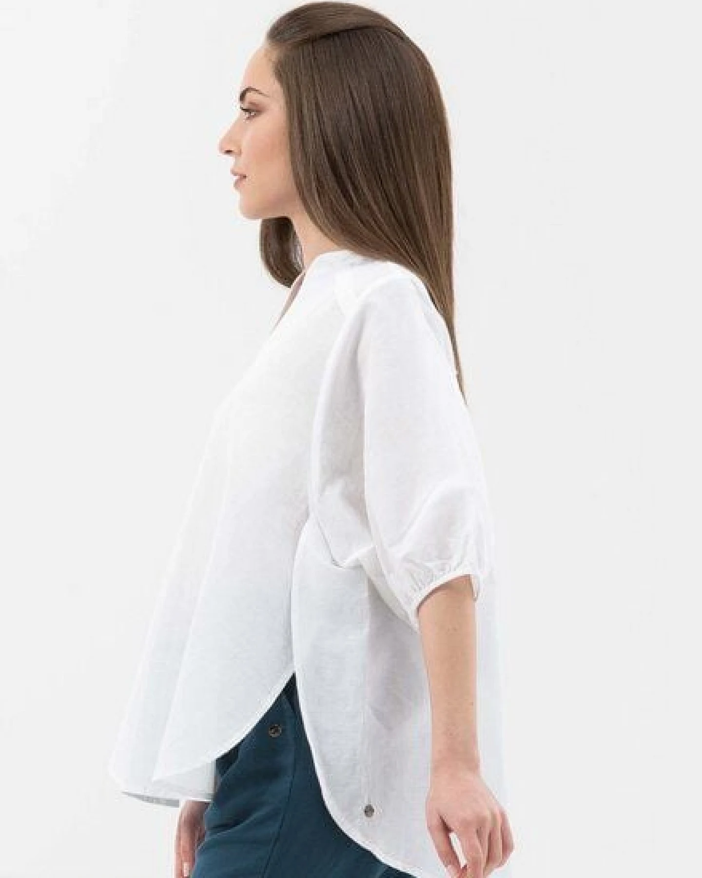 ORGANICATION Bluse aus Leinen mit Bio-Baumwolle – Ansicht 3