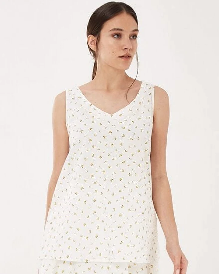 ORGANICATION Blusentop aus TENCEL Lyocell mit Allover-Print