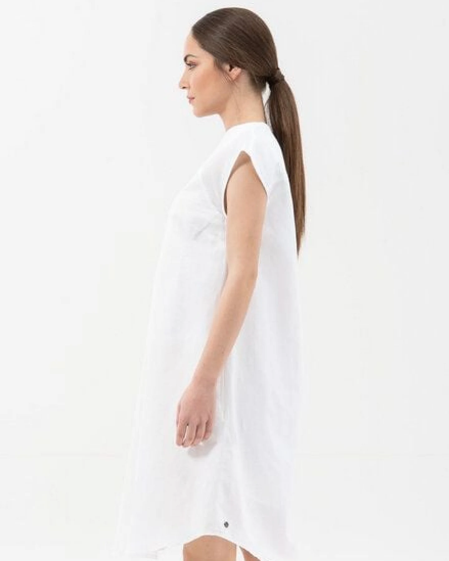 ORGANICATION Kleid aus Leinen mit Bio-Baumwolle – Ansicht 3