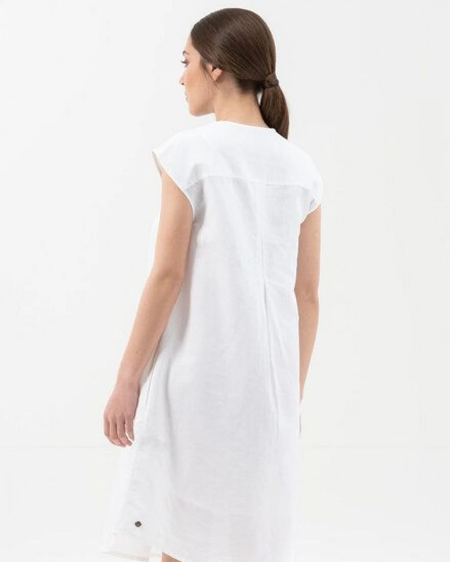 ORGANICATION Kleid aus Leinen mit Bio-Baumwolle – Ansicht 4
