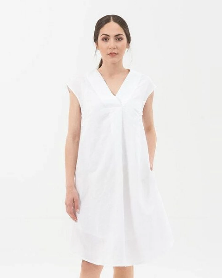 ORGANICATION Kleid aus Leinen mit Bio-Baumwolle