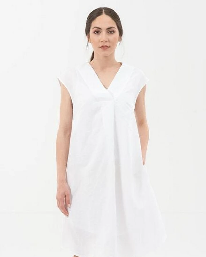 ORGANICATION Kleid aus Leinen mit Bio-Baumwolle