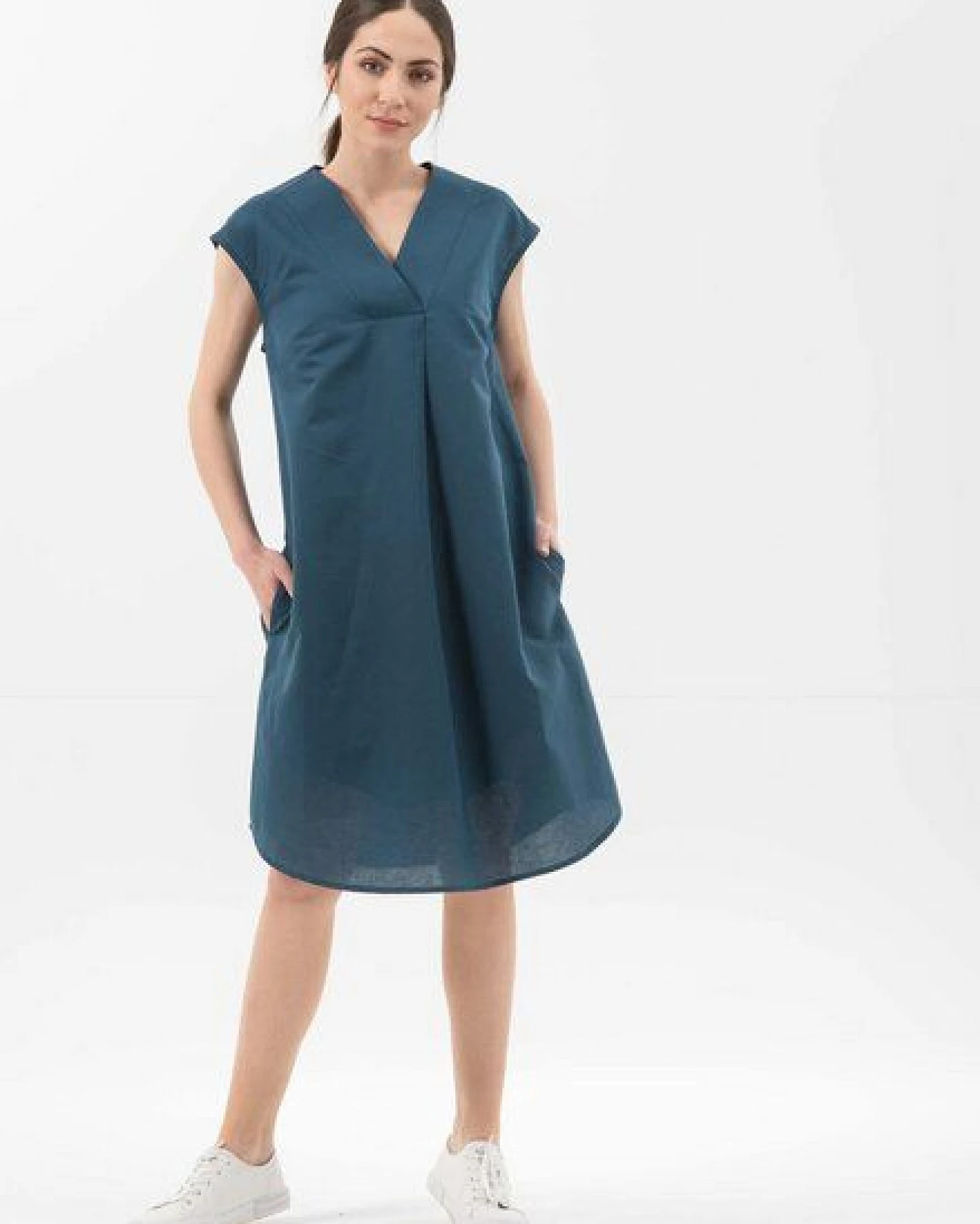 ORGANICATION Kleid aus Leinen mit Bio-Baumwolle – Ansicht 2